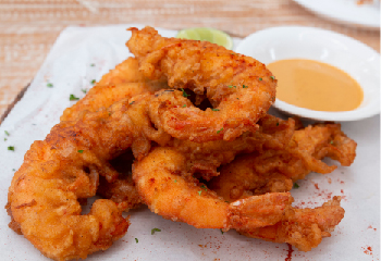 Deep Fried King Prawns